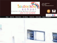 Tablet Screenshot of imaginationsschool.com